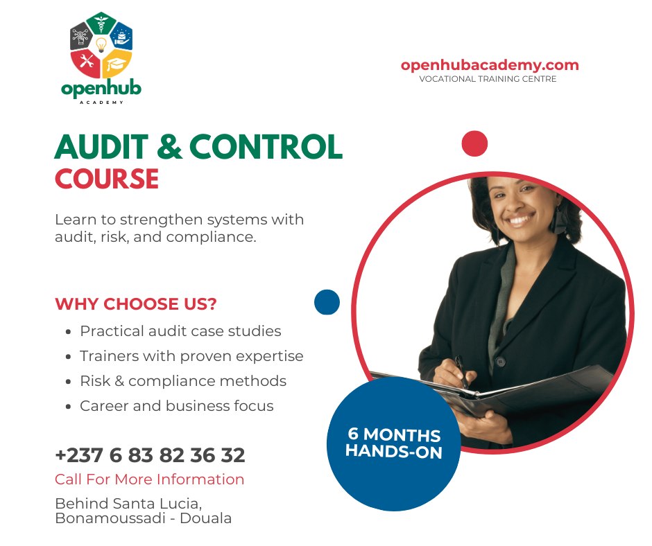 Audit & Control Learn to strengthen systems with audit, risk, and compliance. Protect businesses and build trust through effective controls.