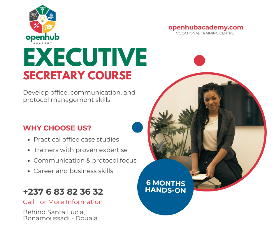 Office & Executive Secretary Course Develop secretarial and executive support skills. Communication, protocol, and office management — done right.