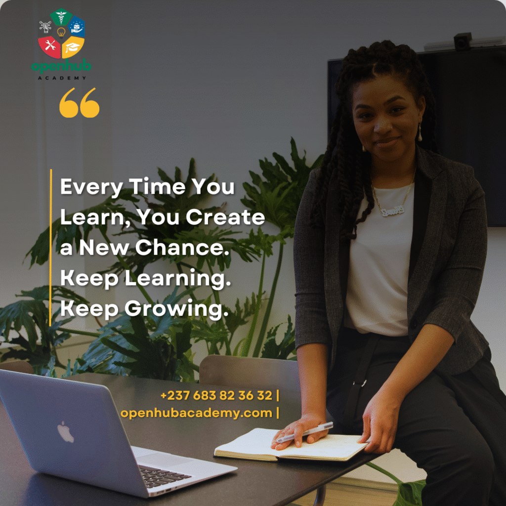 Every Time You Learn, You Create a New Chance.

Vocational Training Center in Cameroon